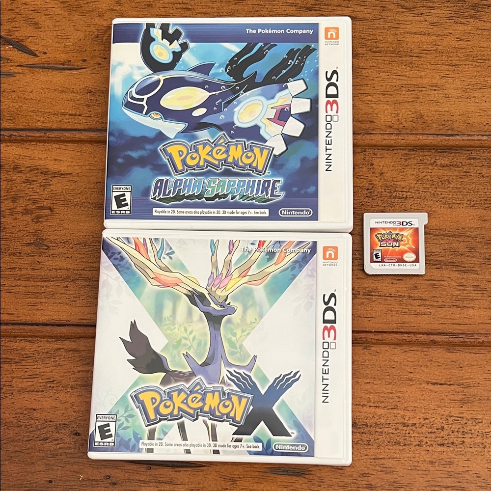 Nintendo 3DS Pokémon X, Sun and Alpha Sapphire